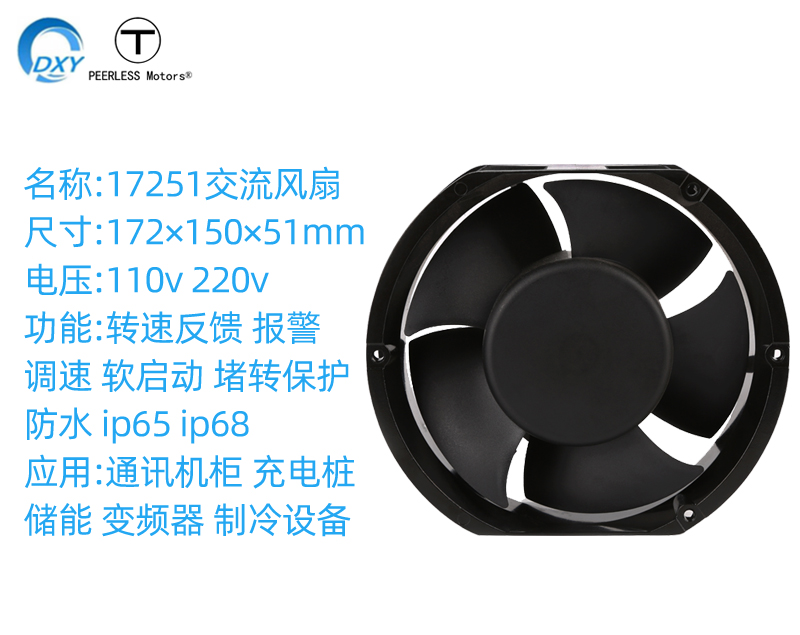 17251機柜電箱EC交流風(fēng)扇